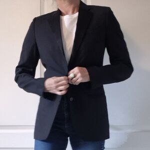 Helmut Lang Black Tuxedo Blazer | Size 42 / US 6